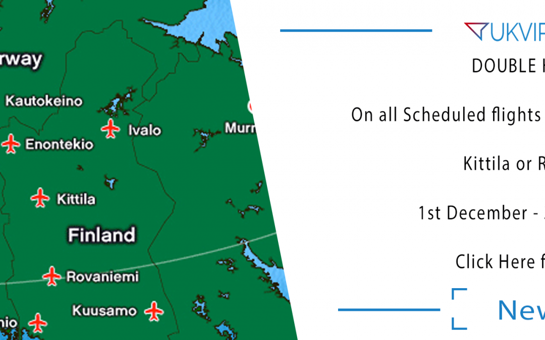 Lapland DOUBLE HOURS flights 2018