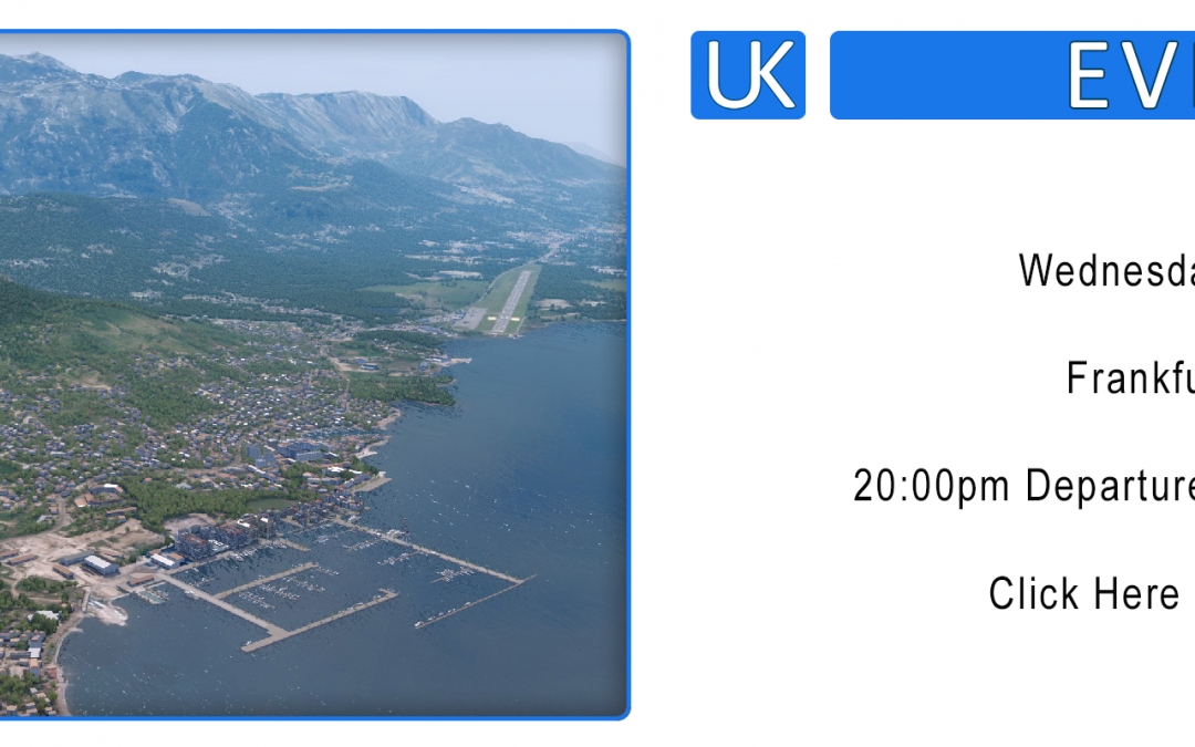 Group Flight – Frankfurt / Tivat – Wednesday 31st July