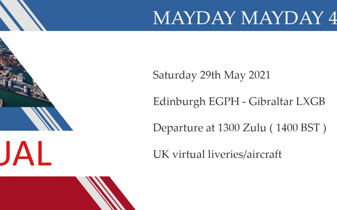 New Group Flight – 29/05/2021 13:00