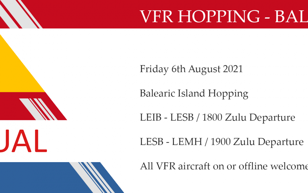 VFR Hopping Balearics