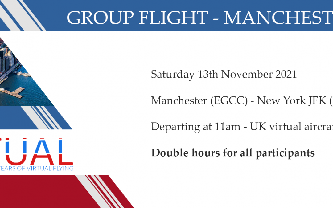 New Group Flight – 13/11/2021 11:00