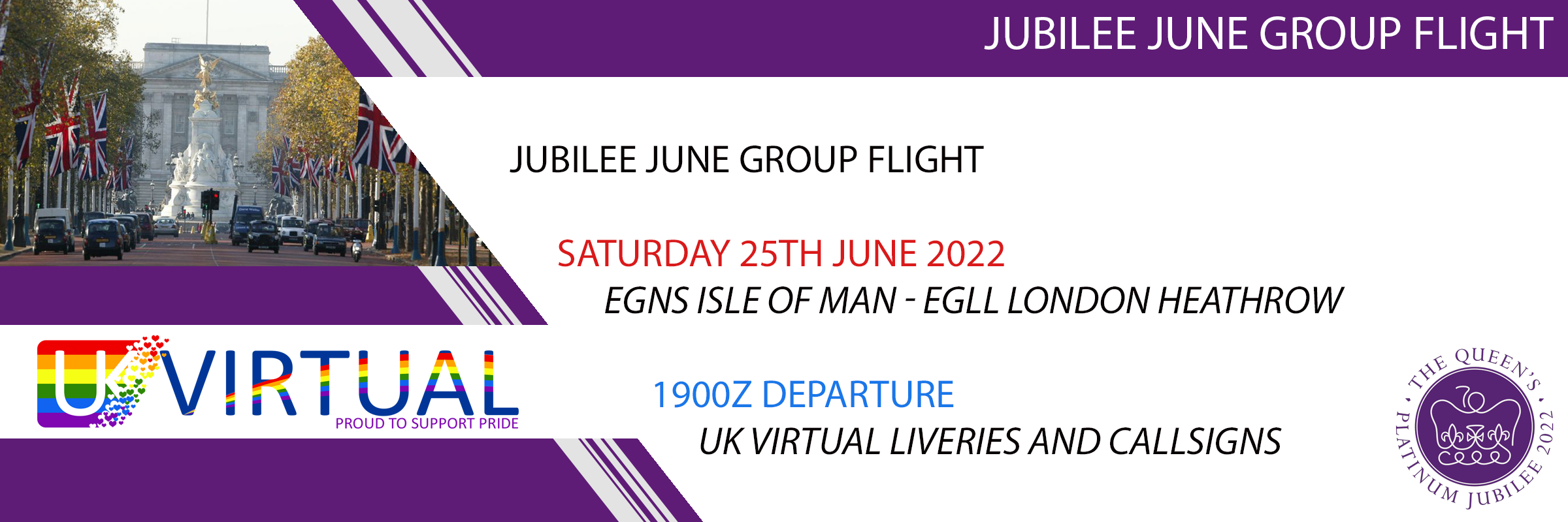 New Group Flight – 25/06/2022 19:00