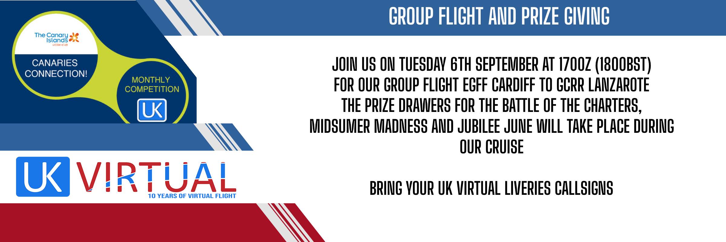 New Group Flight – 06/09/2022 17:00