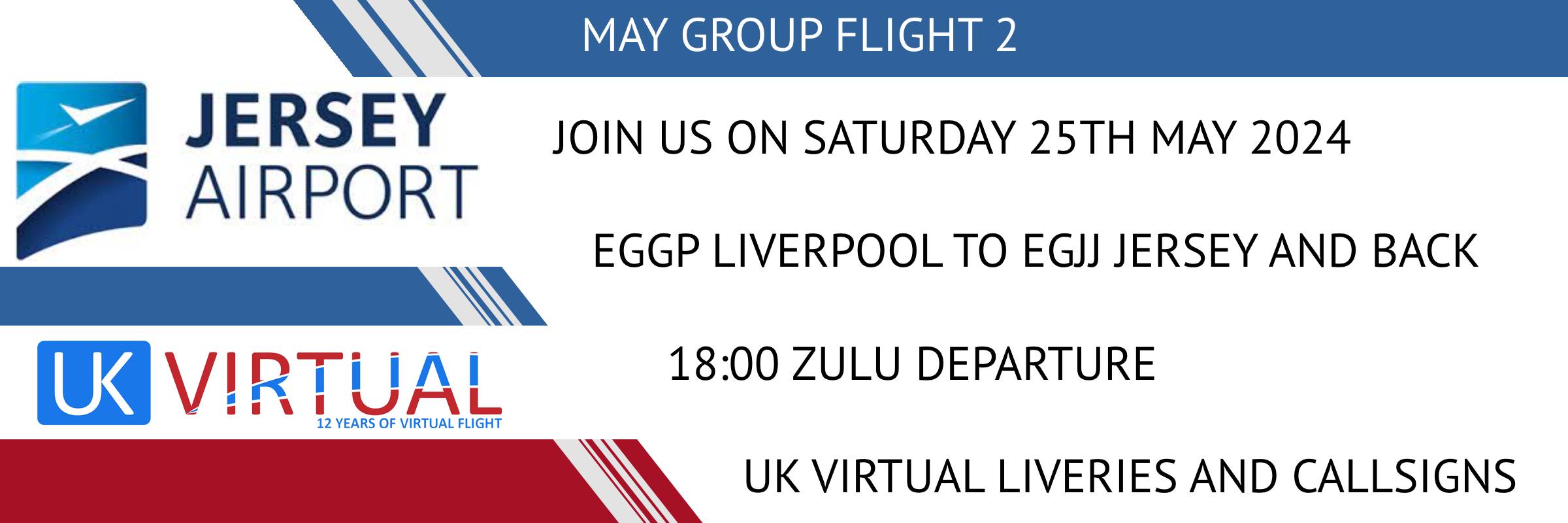 New Group Flight – 25/05/2024 18:00