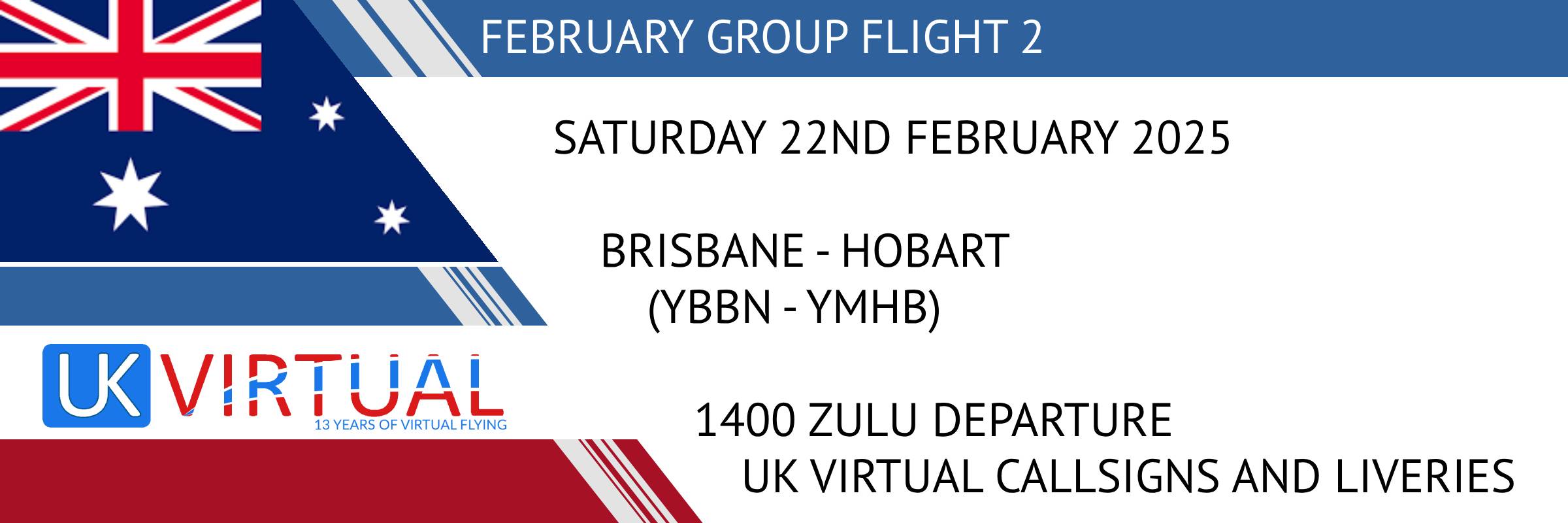 New Group Flight – 22/02/2025 14:00