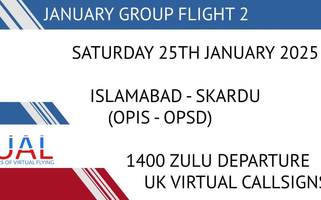 New Group Flight – 25/01/2025 14:00